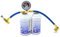 Pack de recharge Duracool 12a avec flexible pour climatisation R134a uniquement