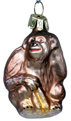 condecoro AFFE Christbaumschmuck Äffchen Christbaumkugel