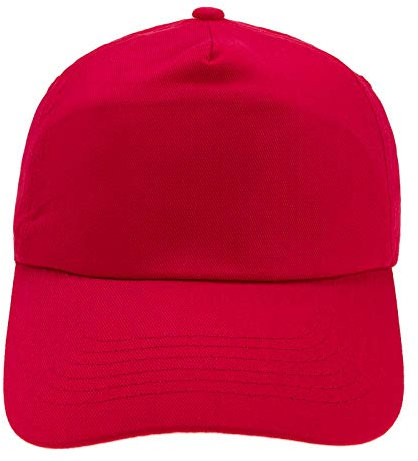 MFAZ Morefaz Ltd Jugend Baseball Kappe Kinder Mütze Basecap Mädchen Junge (Classic Red)