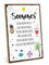 TypeStoff Holzschild mit Spruch – Sommer – im Vintage-Look mit Zitat als Geschenk und Dekoration zum Thema Hygge und Lebenslust - HS-00959