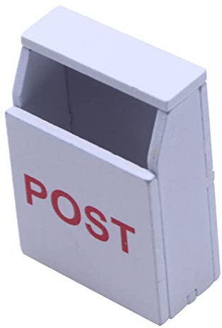Sharplace Puppenhaus Miniatur Briefkasten Im Europäischen Stil Simulation Spielen Sie Spielzeug, Puppenhaus Briefkasten für DIY Puppenhaus Dekorationszubehör