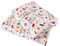 4 Blatt 50x70cm Geschenkpapier Geburtstag Bunt Happy Birthday Verpackungspapier Kindergeburtstag Geschenke Deko für Junge Mädchen Kinder Frau
