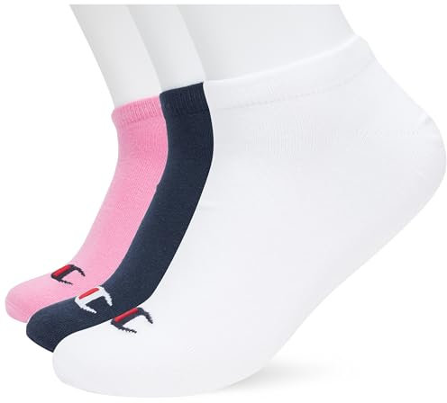 Champion Core Socks 3PP Sneaker, Rosa (Fucsia), 43-46 EU (9-10.5 UK) Unisex - Adulto -FW23