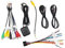 Android Radio Wiring Harness Kit with 16 Pin ISO Car Radio Wire Harness, 10/20 Pin RCA Back Camera Adapter, 4/6 Pin USB Cable and GPS Antenna Cord