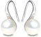 ®Orecchini donna in argento 925 - Design elegante - Orecchini d'argento - Accessorio moda - Ideali per occasioni speciali - Per donne e ragazze (PERLA)