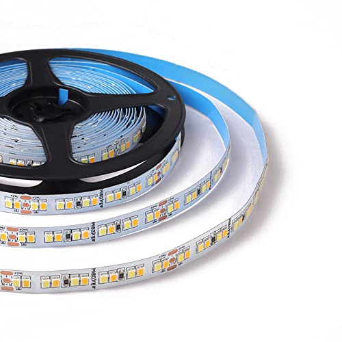 LGIDTECH LSL2N01L Miboxer 2835 DC 24 V CCT WW+CW Dual Weiß LED Streifen Lichtfarbe Temperatur einstellbar, IP20 Bare Board nicht wasserdicht, 5 m pro Rolle