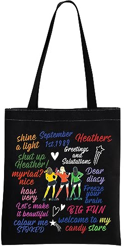 Heathers Musical Tote Bag - Inspired Gift - Theatre Merch (Black)