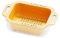 KIKAPA Passoire extensible pour évier, pour laver les légumes et les fruits, passoire de cuisine, jaune