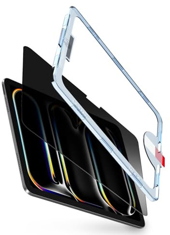 BERSEM Privacy Pellicola Protettiva per iPad Pro 11 Pollici 2024 M4 Privacy Anti Spia Pellicola in Vetro Temperato, Installazione Semplice