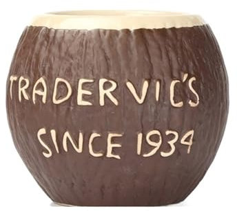 MZPOZB Verre à Vin Totem Tasse en céramique en Forme de Noix de Coco, 400ml, Tasse de décoration for Collections Verre à Vin