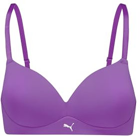 Puma Damen Soft Padded Bra, Astor Purple, 80B EU