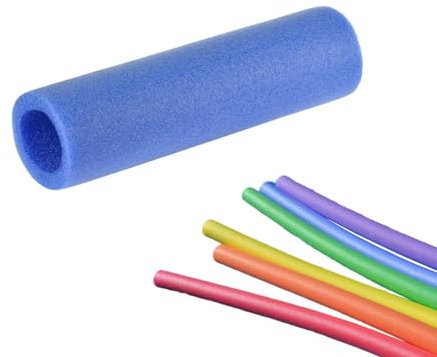 Xujuika EPE Connettore Per Noodle Da Nuoto, Connettore Forato Per Noodle Da Nuoto, Connettore Forato Per Bastone Da Nuoto, Noodle Da Piscina Connettore Per Bastone In Schiuma (Blu)