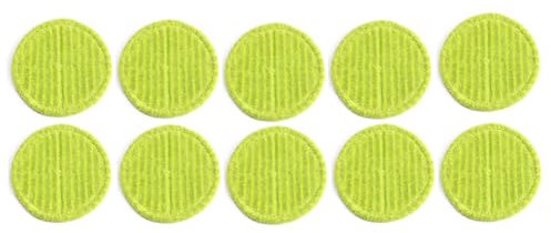 Lot de 10 tampons en microfibre pour nettoyeur à vapeur Steam Twister - Pour les et surfaces