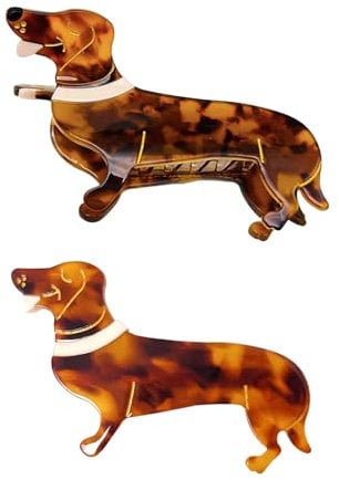 Lot de 2 pinces à cheveux en forme d'animal - Pinces à cheveux antidérapantes personnalisées - Accessoires de bijoux - Accessoires de mode pour filles