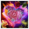 ParNarZar 5D Diamond Painting Runde Stein Liebe und Rosen 35x35 cm für Eingang, Haus, Wand, Wohnstub Und Treppe Dekoration