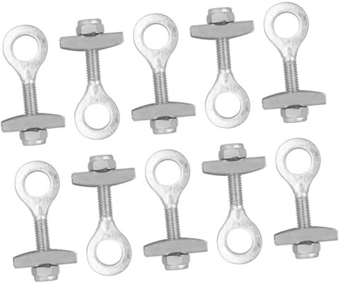 GLEAVI 10stücke Kettenspanner Einstellbare Spannung Teller Fahrrad Werkzeug Mit Dichtungsmutter Für Fixie Gear Fahrräder Pendler Räder Und Tragbar