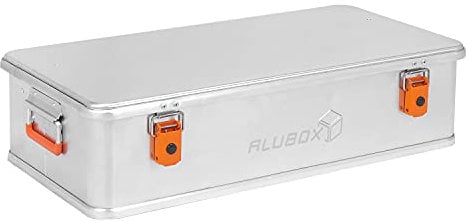 Alubox Outdoor Camping Kiste Aluminium für Dachgepäckträger 42 Liter Volumen wasserdicht silikoniert
