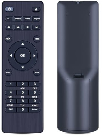 Replacement Remote Control Compatible with Majority Homerton CD player internet DAB radio system King's (Not for Majority Oakington or Majority Bard)