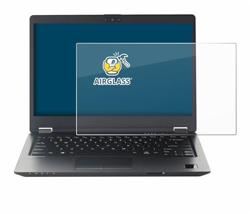 brotect Glass Screen Protector Film compatible with Fujitsu Lifebook U749 - Glass-Foil 9H Protection [Scratch Resistant, High Clarity]