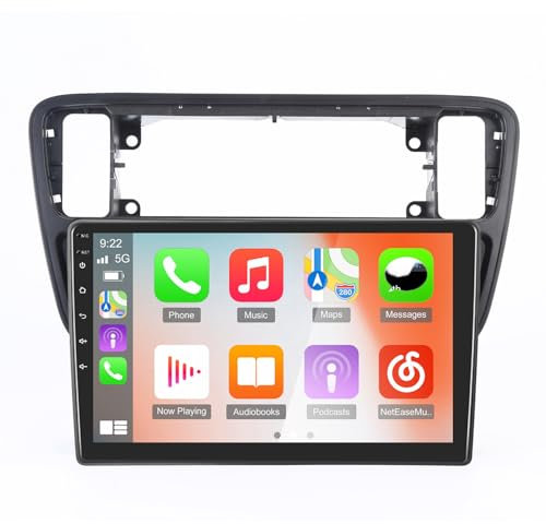 Autoradio mit Bildschirm,9 Zoll Wireless Carplay Android Auto,GPS Navigation für Seat MII e-MII KE KF,Skoda citigo E-Citigo,VW UP! e-up! e-Load Up Seat Ibiza IV4 IV IV5 IV ST Sportcoupe