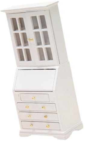 CIYODO Puppenhaus-schließfach Puppenhaus-miniaturschrank Möbelmodell Dollhouse Möbelspielzeug Dekorativer Kleiner Schrank Mini-puppenhausmöbel Puppenhaus Wohnzimmer Möbel Hölzern