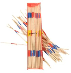 Brimtoy Giant Mikado Pick Up Sticks, 41 Pieces, 50cm Length, Traditional Game Set