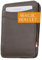 Hunterson Flacher Geldbeutel Fuer Herren aus Leder, Magic Wallet mit RFID-Schutz, Geldboerse mit Kleingeld und Platz Fuer 6 Karten, Brown