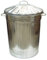 Srendi® 90 Litre Galvanised Metal Dust Bin