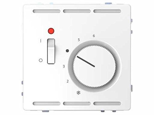 Schneider Electric mtn5760 – 6035 Thermostat Temperatur-Schalter der Serie d-life, weiß Arktis