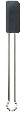 Kochblume Teigschaber S | Premium-Silikon | Hitzebeständig | Spülmaschinenfest | 20cm | Farbe: anthrazit