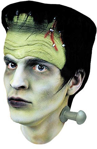 Horror-Shop Frankenstein Perücke mit Monster Stirn als Kostümzubehör
