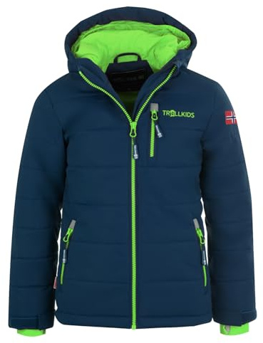 Trollkids Kids Hemsedal Snow Jacket XT 128, Navy
