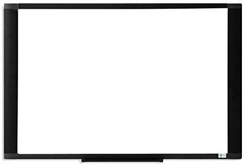 Whiteboard Pearl | Magnethaftend & trocken abwischbar | 2 Farben | Inkl. Montagematerial (100 x 150 cm, Saphir-Schwarz)