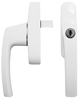 WindowParts WP Original Tilt and Turn Forked/Spaded Aluminium Universal Window Handle (White)