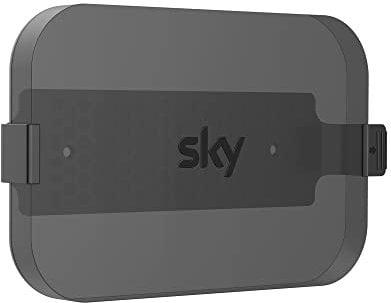 Cozycase Sky Q Mini Box Wandhalterung - Premium Sky Q Mini Halterung Holder mit 2 einfachen Installationsmöglichkeiten, platzsparend und ohne Signalverlust mit Befestigungen