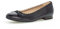 Gabor Schuhe Damenschuhe Bequeme Flats Florenz Ballerina Glattleder Flats Bequem Uni
