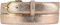BELTINGER Damen-Gürtel in Metall-Optik 3 cm | Goldener Leder-Gürtel Metallic-Look 30mm | Metall-Ledergürtel in Gold | Roségold 90cm