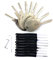 9 x Kamm-Picking-Werkzeug mit 9 x Lockpicking, Schlosser-Dietrich für Hausschloss