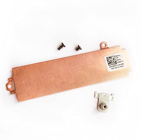 Fleshy Leaf M.2 2280 SSD Heatsink Thermal Shield 026X1Y w/Support Bracket 0MHKK8 Replacement for Dell Alienware M15 R5 R6 15.6 Gaming Laptop 26X1Y MHKK8