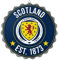 FOCO Officially Licenced Wall Mounted Football Bottlecap Sign (Scotland)