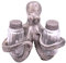 Wowser Octopus Salt and Pepper Set Holder, Nautical Décor, Shakers Included, 6 Inches, 15484