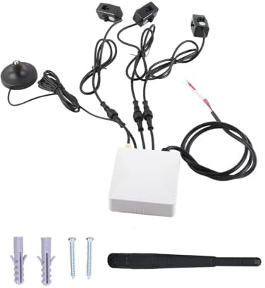 Pinza Amperometrica Trifase WiFi Smart Energy Monitor Contatore di elettricità Domestica Misuratore di Consumo Energetico Contatore KWH 100‑240 V