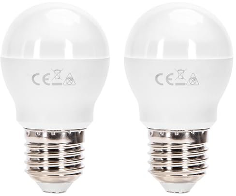 Blendend LED-Leuchtmittel, G45, E27, 10 W, 2 Stück, effizient, langlebig, ideal für Raumbeleuchtung und Energieeinsparung.