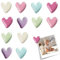 12 Pcs Fridge Magnets Color Fridge Magnet Board 3D Heart Flower Cute Small Magnets Strong Fridge Magnets for Board Refrigerator Locker Kitchen Office (12 Pcs Heart B)