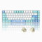 MageGee MK-Box 60% Gaming Tastatur Deutsch QWERTZ Layout, Hot-Swap-fähige kompakte kabelgebundene mechanische RGB-Tastatur mit Eva-Dämpfungsschaum, elfenbeinweißer Schalter für Win/Mac, Schneemann
