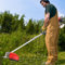 Decespugliatore a gas, 52 cc, 2 tempi 4 in 1, strumento di rifilatura multifunzione con decespugliatore, sega a palo, tagliasiepi, tracolla inclusa, per la cura del cortile e del giardino, rosso