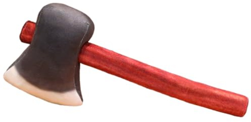champracer Lustige Plüschtiere Plüschaxt Plüsch Kindergeburtstag deko Rollenspiel Kreative,Gruselige Horror Spielzeug Lieferungen Geschenk für Kinder Mädchen Jungen (40cm,Schwarz)
