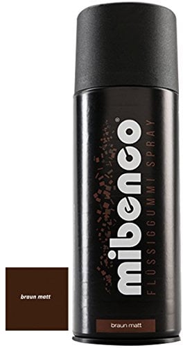 mibenco Flüssiggummi Spray braun matt - 400 ml