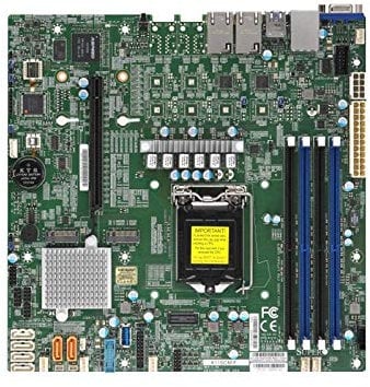 Supermicro Carte mère X11SCM-F Pack Bulk - Carte mère - Intel Socket 1151 (Core i)