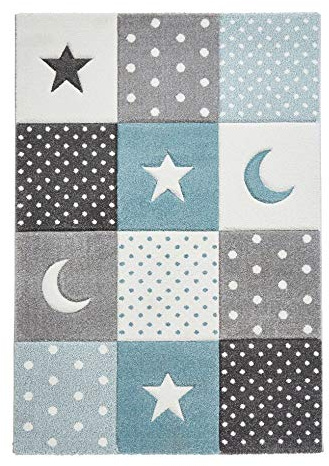Think Rugs, Brooklyn Kids 20340 Blue - 080 x 150